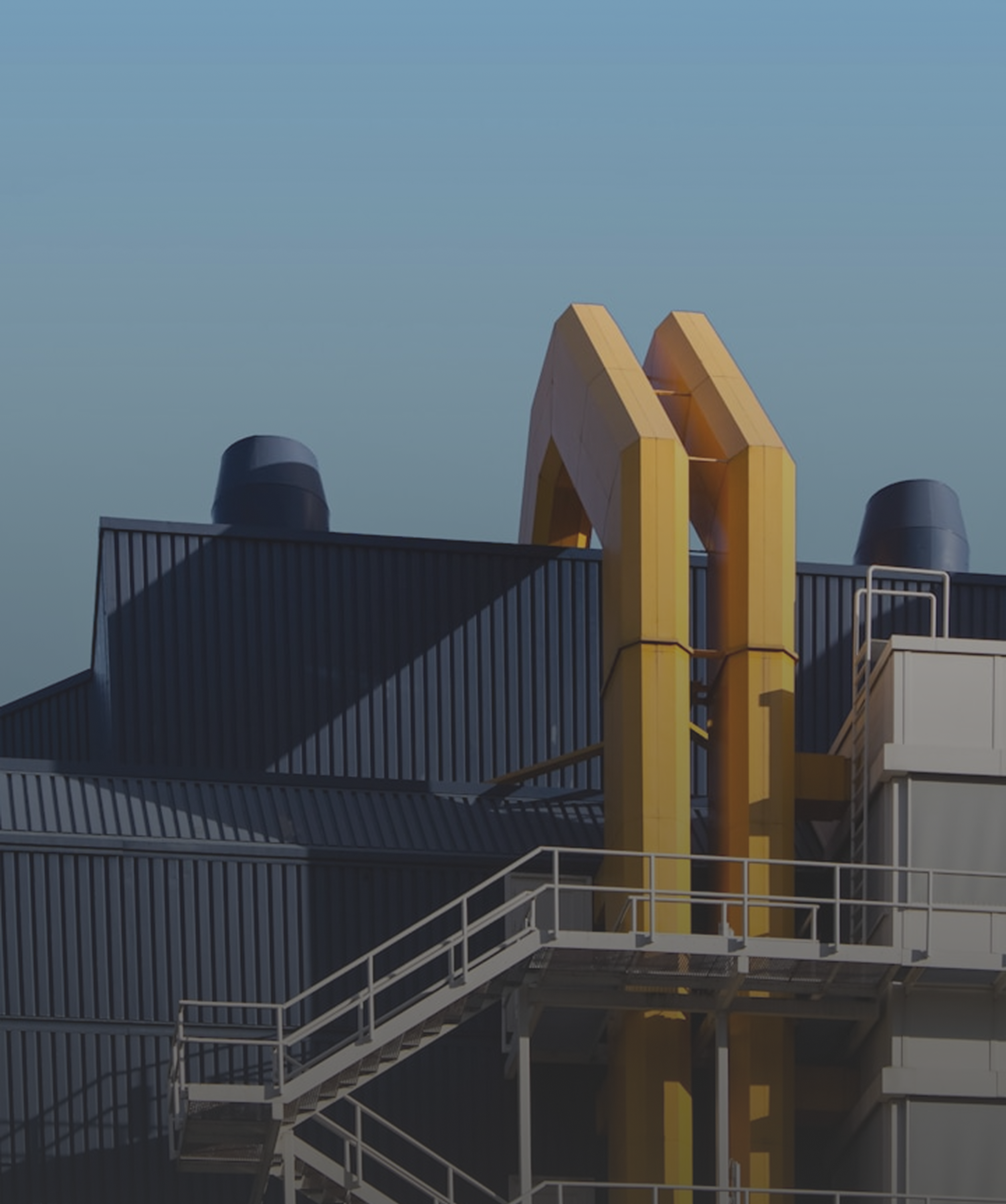 Surveillance for Industrial and Infrastructure Sites Industrial plant with steel structures and yellow towers for infrastructure video surveillance solutions
