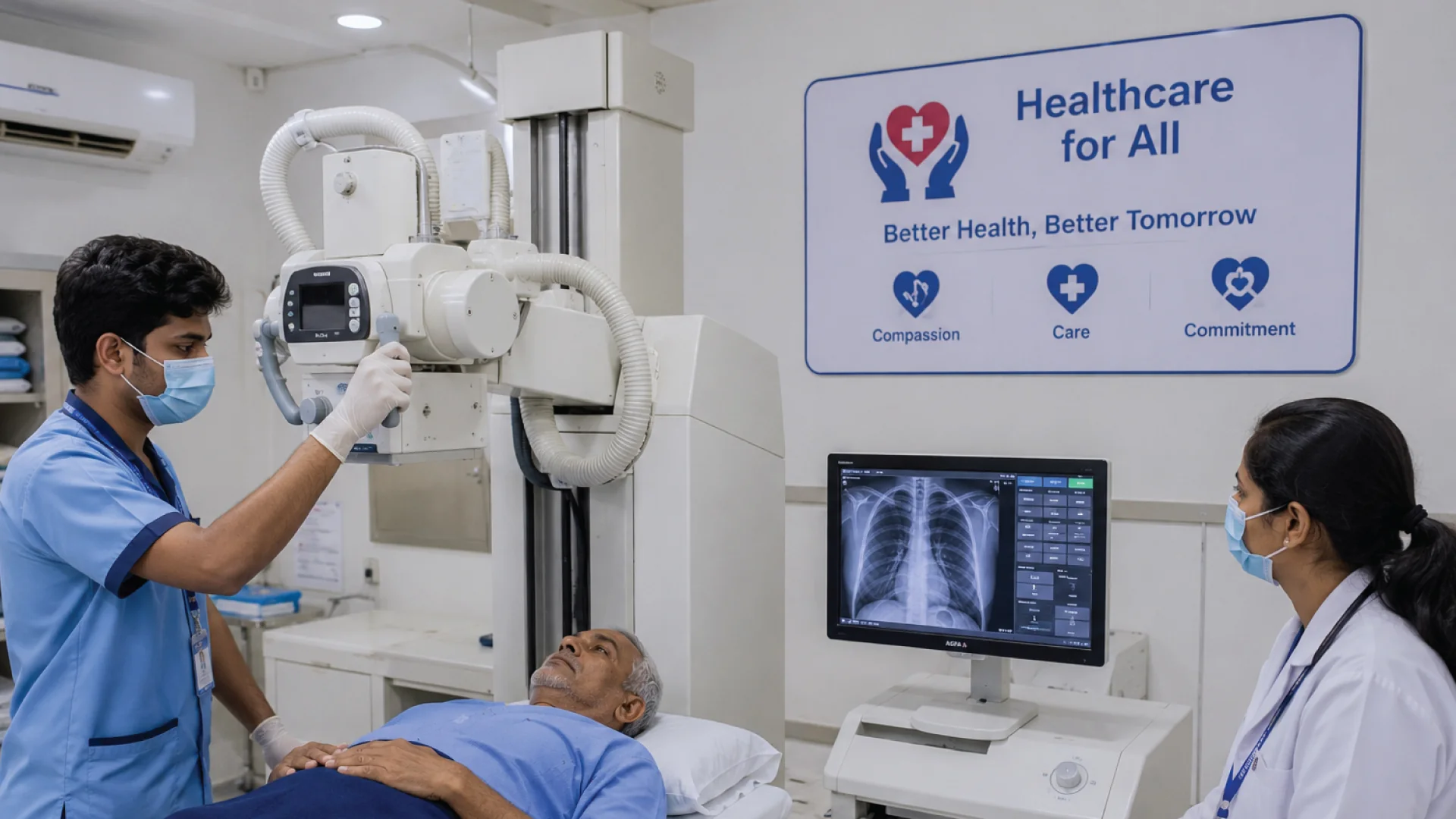 Hospital X-ray equipment funded by Transline